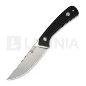 CIVIVI Carveth C25040-1, Stonewashed AEB-L, Black G10, cuchillo de caza