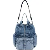 Desigual Mochila 'GLOBE' azul denim