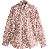 Next Camisa crema / navy / azul paloma / borgoña