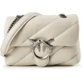 Pinko Bolso de mano 'Sac Rabat Love Puff Mini Cl Sheep Nappa Blanc' blanco