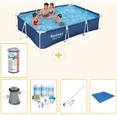 Bestway Steel Pro, rectangular, 300x201x66 cm, de 6 piezas, modelo S22088