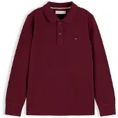 Tommy Hilfiger Camiseta 'Essential' rojo oscuro