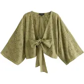 Next Blusa caqui / oliva