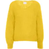 Americandreams Jersey talla grande 'Milana Mohair' amarillo