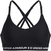 Under Armour Sujetador deportivo negro / blanco