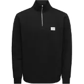 Only & Sons Sudadera 'ONSDAWSON' negro / blanco