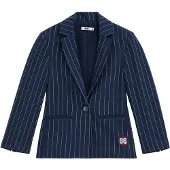 We fashion Blazer navy / burdeos / blanco