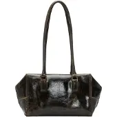 Liebeskind berlin Bolso de hombro 'Archive' marrón oscuro