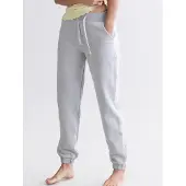 Hey Honey Pantalón deportivo 'Cuff Sweat Pants' gris moteado