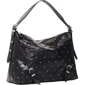 Desigual , Bolso Hombro Grande, Poliamida, Negro, U