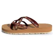 Minnetonka Sandalias de dedo 'Hanna' beige / marrón / verde