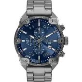 Diesel Reloj analógico 'SPIKED' navy / gris