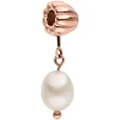 Purelei Colgante 'Pearl' oro rosa / blanco perla