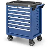 HBM carro de herramientas 7 cajones, modelo 2, azul