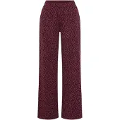 s.Oliver Pantalón de pijama burdeos / negro