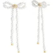 Coach Pendientes oro / blanco perla