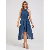 LapaPlus Vestido de verano 'Women Dress' azul