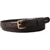 Calvin Klein Cinturón 'ESSENTIAL' marrón oscuro / oro