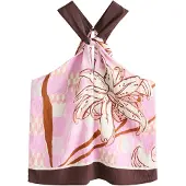Next Top marrón / rosa / rosa / offwhite