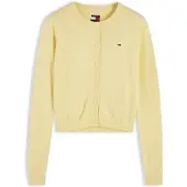 Tommy Hilfiger Cárdigan 'Essential' amarillo claro