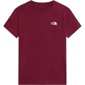 The North Face Camiseta 'Evolution Simple Dome' borgoña / blanco