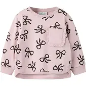 Name it Sudadera 'NMFLucca' marrón oscuro / malva / negro