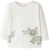Name it Camiseta 'NBMNOPE' gris claro / negro / blanco