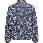 Culture Blusa 'Nikola' azul / blanco