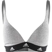 Adidas Sujetador deportivo gris moteado / negro / blanco