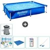 Bestway Steel Pro, rectangular, 221x150x43 cm, de 6 piezas, modelo S22065