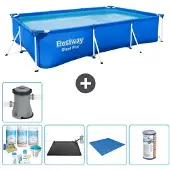 Bestway Steel Pro, rectangular, 300x201x66 cm, de 6 piezas, modelo S22079