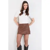 Trend Alaçatı Stili Falda marrón