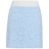 MyMo Pop Falda azul claro / blanco