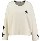 Key Largo Sudadera 'CELEBRITY' crema / negro