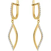 Diamant L'Eternel Pendientes 'Ohrringe aus 585 Gelbgold' amarillo