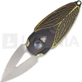 Rike Knife Navaja Cicada Button Lock Gray
