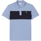Lacoste Camiseta 'Polo azul regular fit colour block shirt' azul