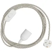 Creative Cables Portalámparas Con Cable Snakebis Twisted E14