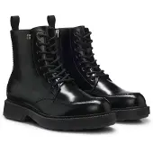 HUGO Botines con cordones 'Angey' negro