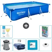 Bestway Steel Pro, rectangular, 300x201x66 cm, de 5 piezas, modelo S326
