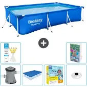 Bestway Steel Pro, rectangular, 300x201x66 cm, de 5 piezas, modelo S178