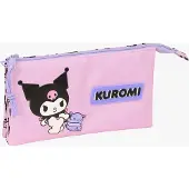 Hello Kitty Estuche Triple Kuromi