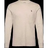Ralph Lauren Camiseta beige moteado / chocolate