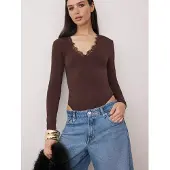 Trendyol Body camiseta chocolate
