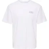 Only & Sons Camiseta 'ONSAXEL COFFEE' marrón oscuro / blanco