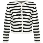 Trendyol Cárdigan marfil / negro