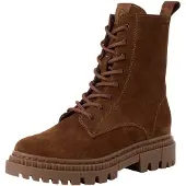 Tamaris Botines con cordones cognac