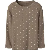 Name it Camiseta 'NMFLONA' gris / taupe