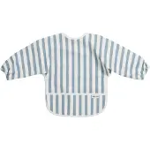Meyco Baby Babero Con Mangas Fat Stripe