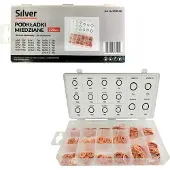 Silver Almohadillas de cobre, 220 unidades / Plata